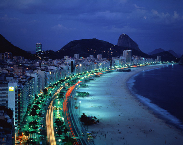 Image: Copacabana of Rio de Janeiro, Brazil
